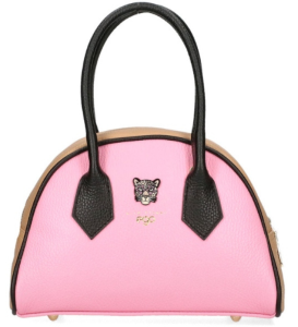 D115 torebka EGO listonoszka uchwyty szeroki pasek skóra Wild Flower wz.01