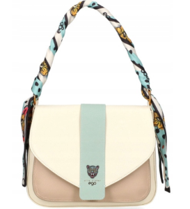D118 torebka EGO listonoszka skórzana Wild Flower Transforma modułowa 2w1 wz.03