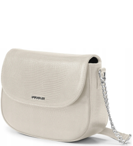 PU73 Torebka Puccini mała listonoszka z klapką ekoskóra Timeless