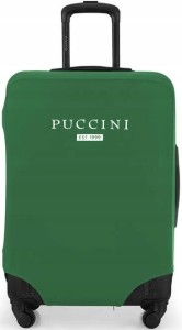 PU80S Puccini pokrowiec elastyczny na średnią walizkę 42x62x42cm 48-76L