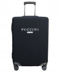 PU80S Puccini pokrowiec elastyczny na średnią walizkę 42x62x42cm 48-76L