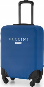 PU80M Puccini pokrowiec elastyczny na małą walizkę kabinową 49x37cm 30-48L