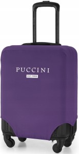 PU80M Puccini pokrowiec elastyczny na małą walizkę kabinową 49x37cm 30-48L