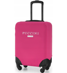 PU80M Puccini pokrowiec elastyczny na małą walizkę kabinową 49x37cm 30-48L