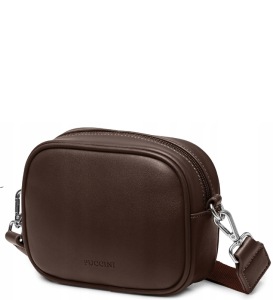 PU79 Puccini torebka listonoszka crossbody minimalistyczna szerokim paskiem
