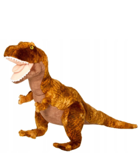 S01 T-rex duzy tyranozaur przytulanka pluszowy bezpieczny atest CE dinozaur