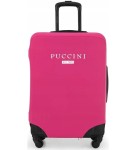 PU80S POKROWIEC Puccini elastyczny na średnią walizkę 42x62x42cm 48-76L