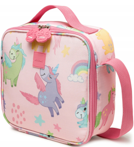PU100 PUCCINI torba termiczna dziecięca śniadaniówka lunchbag jednorożce