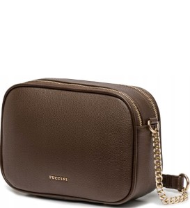 Torebka Puccini listonoszka dwukomorowa crossbody Tmeless Collection PU118