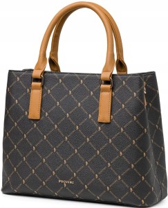 PUCCINI torebka Monogram kuferek listonoszka elegancka PU141