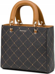 PUCCINI torebka Monogram kuferek listonoszka elegancka pudełkowa PU134