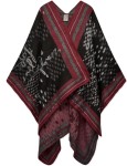 Anekke ciepły szal poncho ponczo Tulip Orchestra A828