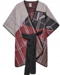 Anekke poncho ponczo damskie z paskiem sweter kardigan Tulip Orchestra A827