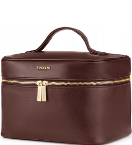 PUCCINI duża kosmetyczka podróżna turystyczna 18x25x18 kuferek 8L PU111