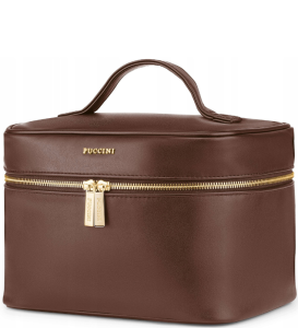 PUCCINI duża kosmetyczka podróżna turystyczna 18x25x18 kuferek 8L PU111