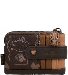Anekke portfel portmonetka vintage etui na karty Tulip Orchestra A506