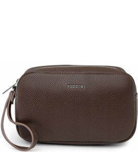 Puccini kosmetyczka podróżna turystyczna męska prosta Fashion QML012 Pu133 braz