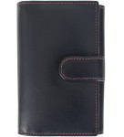 P298 Damski Portfel skórzany el forrest granatowy