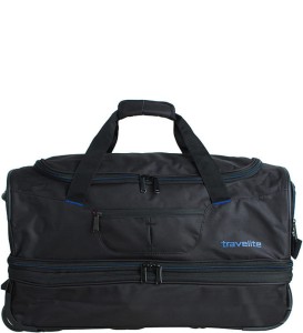 w172 Duża torba podróżna poszerzana Travelite BASICS czarna XXL