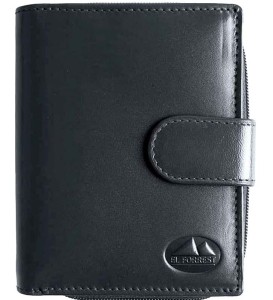 P227 Damski portfel skórzany El Forrest czarny