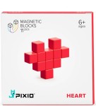 AC02 Klocki Magnetyczne Pixio Color Series animals Red Heart