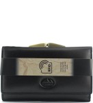 P405 Sredni portfel skórzany El forrest czarny